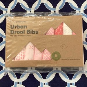 KeaBabies Urban Drool Bibs NWT